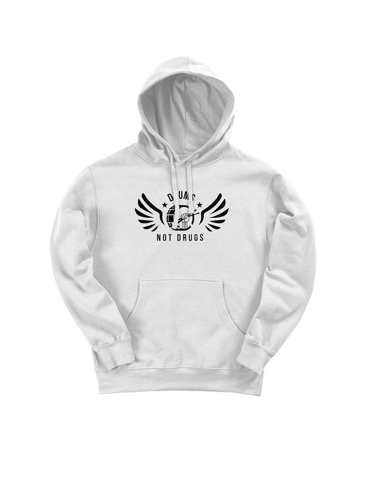 Drums Not Drugs - White Hoodie product image (3)