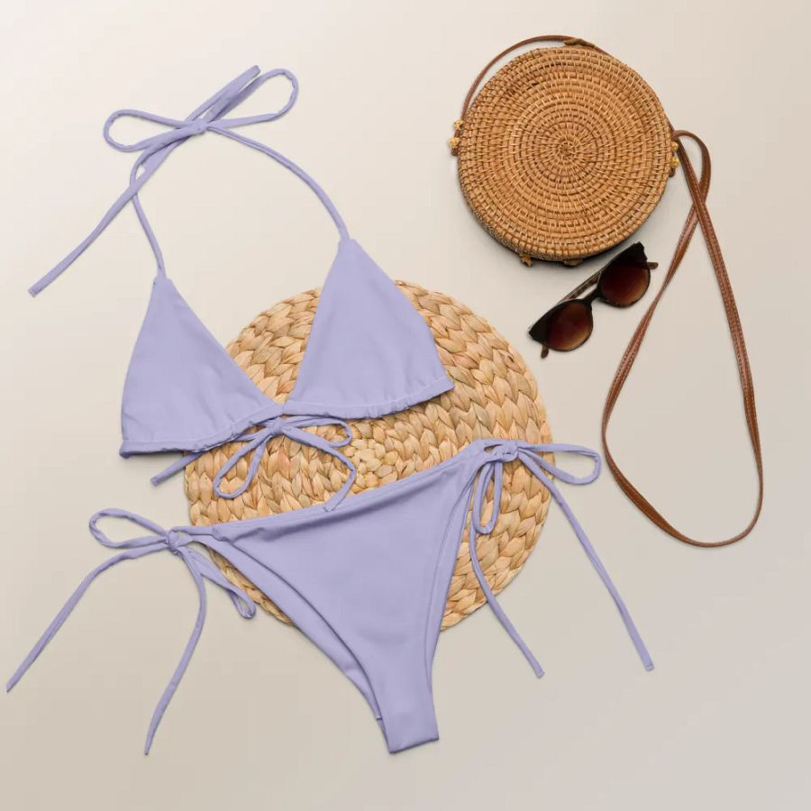 Pale Purple String Bikini product image (7)