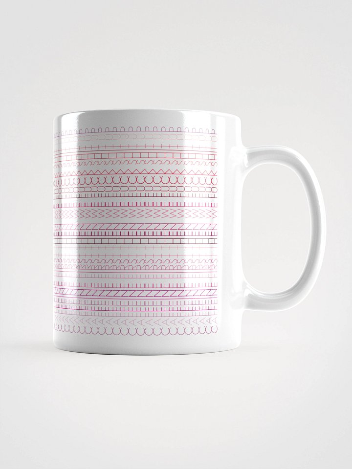 Caffeine 1st Hidden Message White Glossy Mug product image (1)