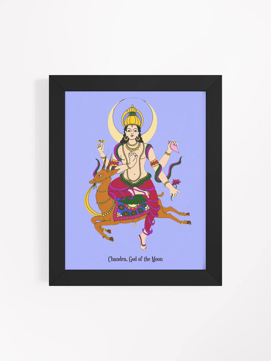 Chandra Moon God Framed Art product image (4)