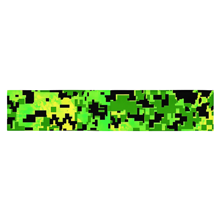 Pixelated Jungle All-Over Headband product image (2)