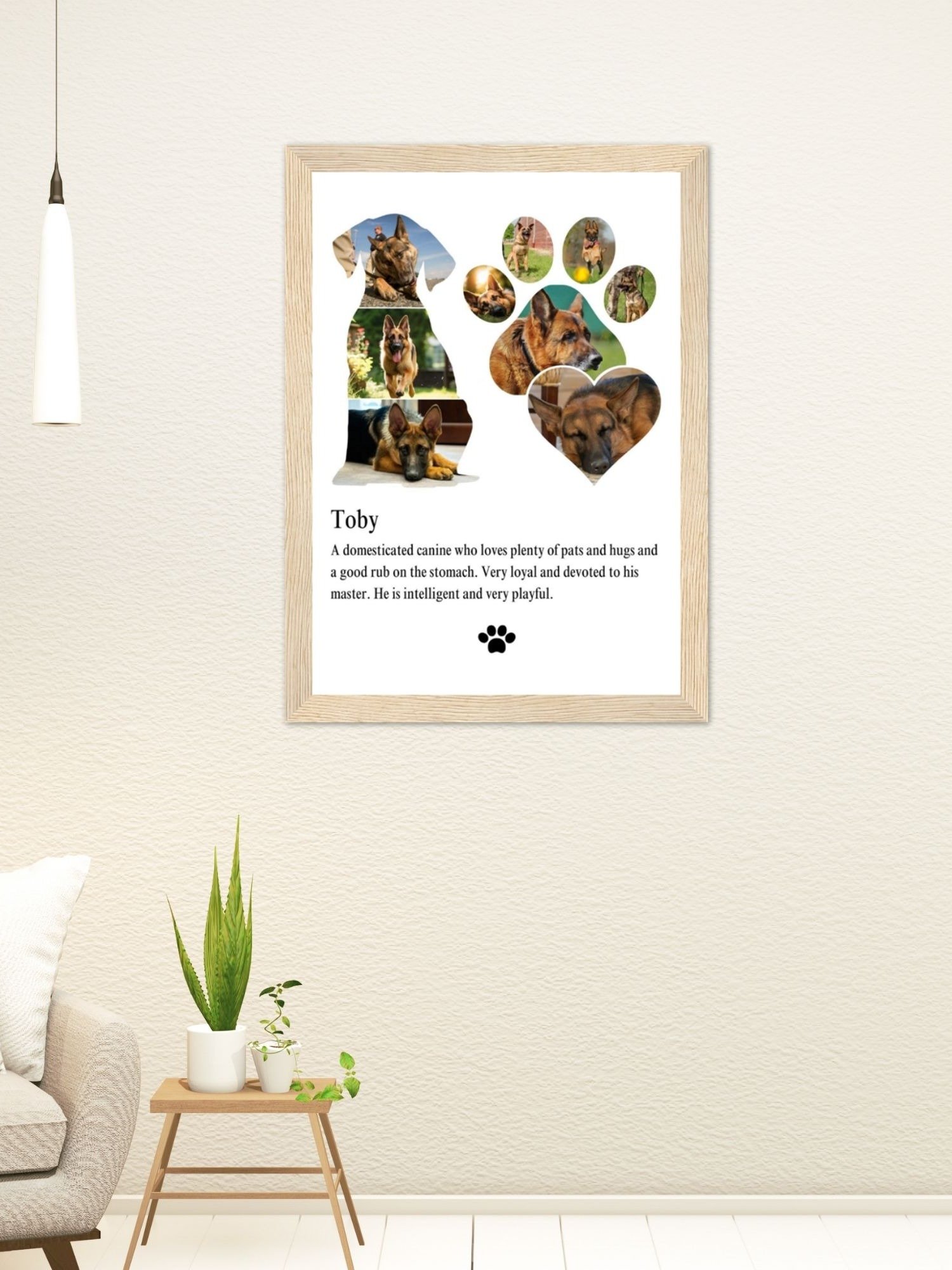 Dog Memorial Photo Collage Canva Template product image (7)