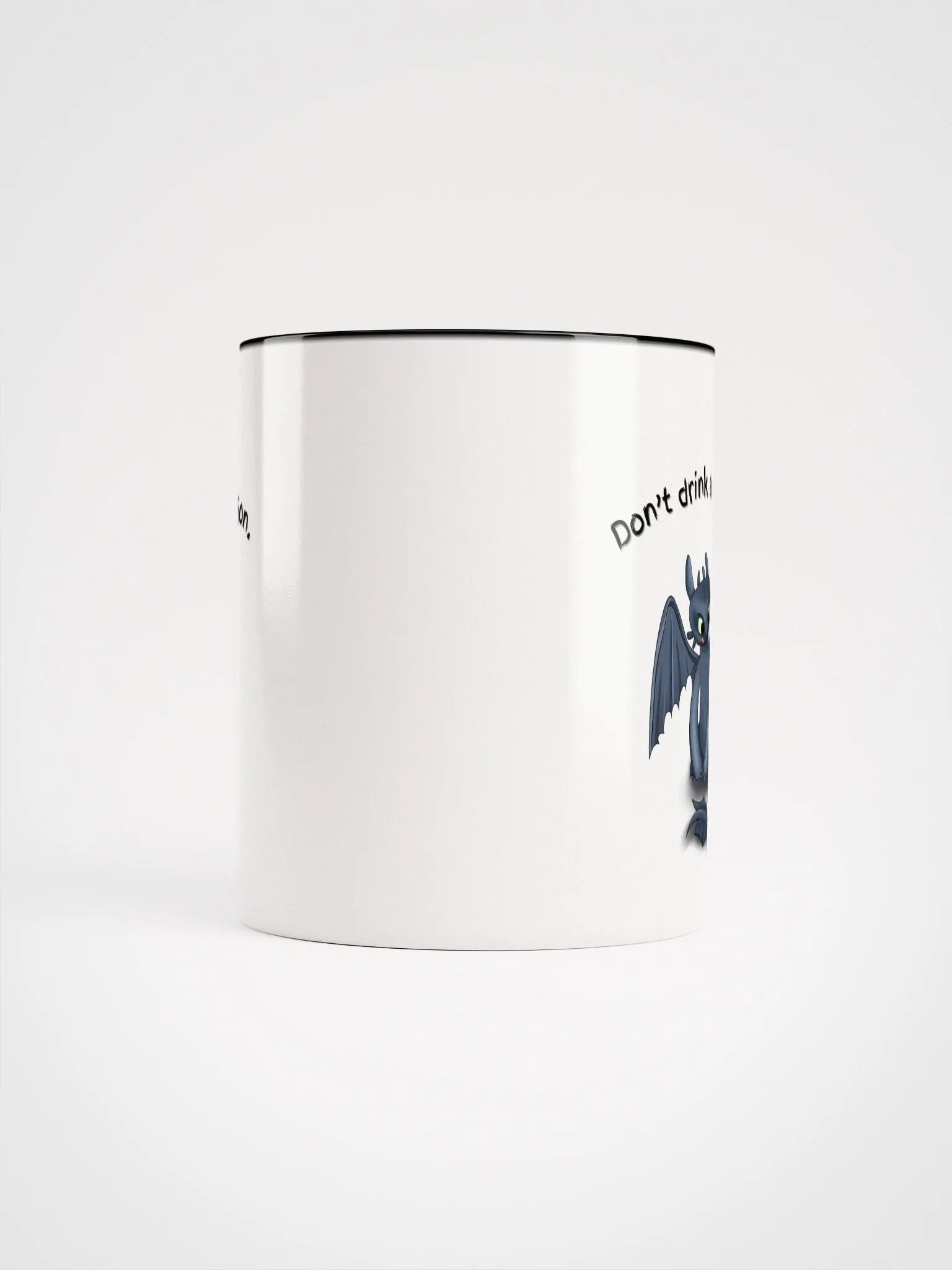 Don't Drink and Dragon Two Tone Mug product image (10)