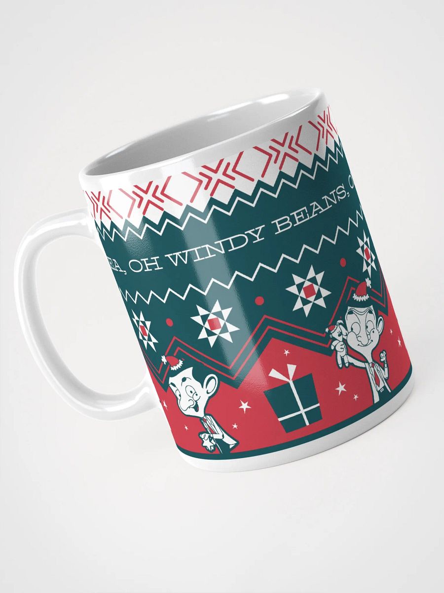 Windy me! Mr.Bean Xmas mug product image (1)
