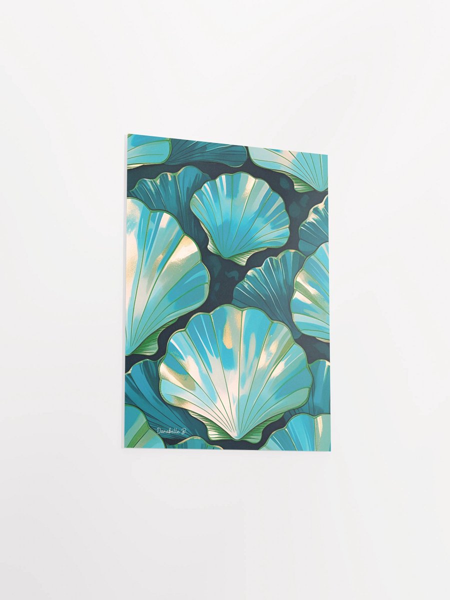Poster artistique - Coquilles Saint-Jacques - 13 - Cadeau Déco Energie Vibratoire product image (5)
