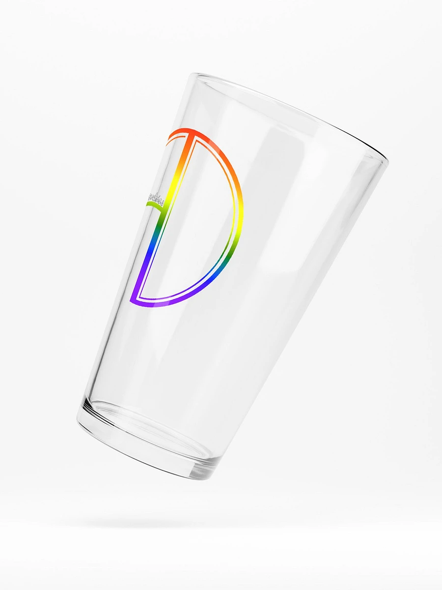 Rainbow Logo Pint Glass product image (5)