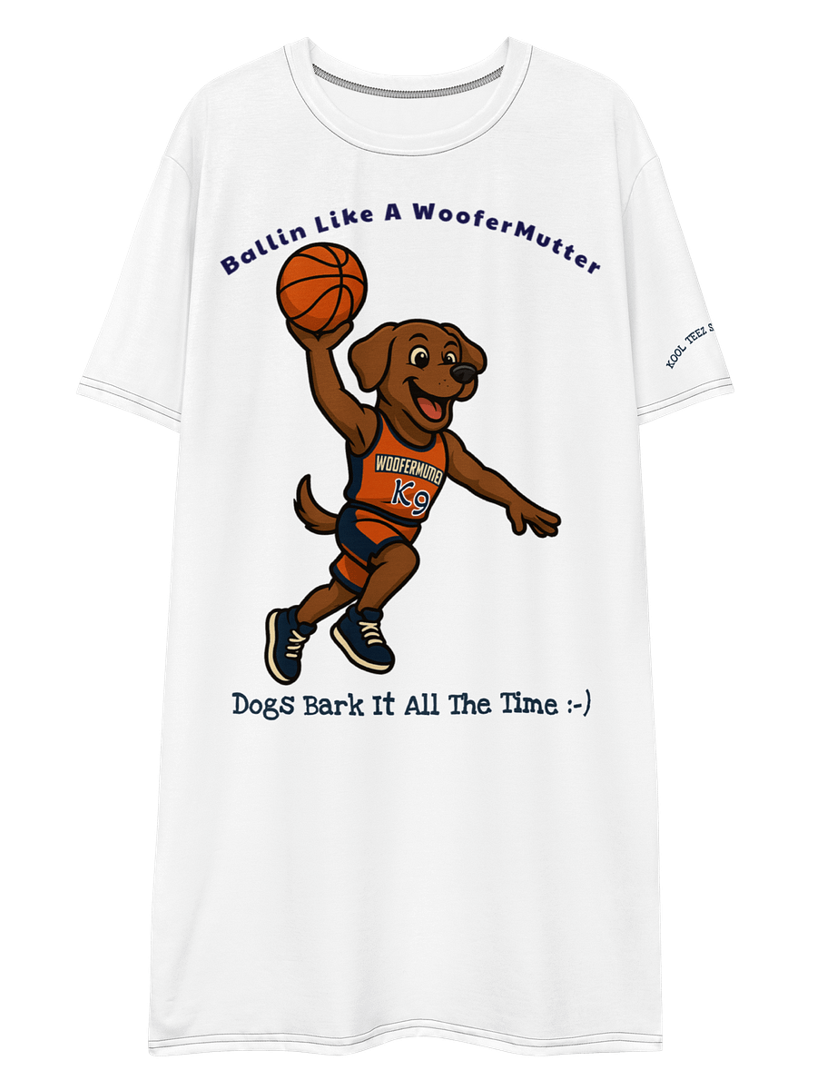 Labrador T-shirt Dress product image (1)
