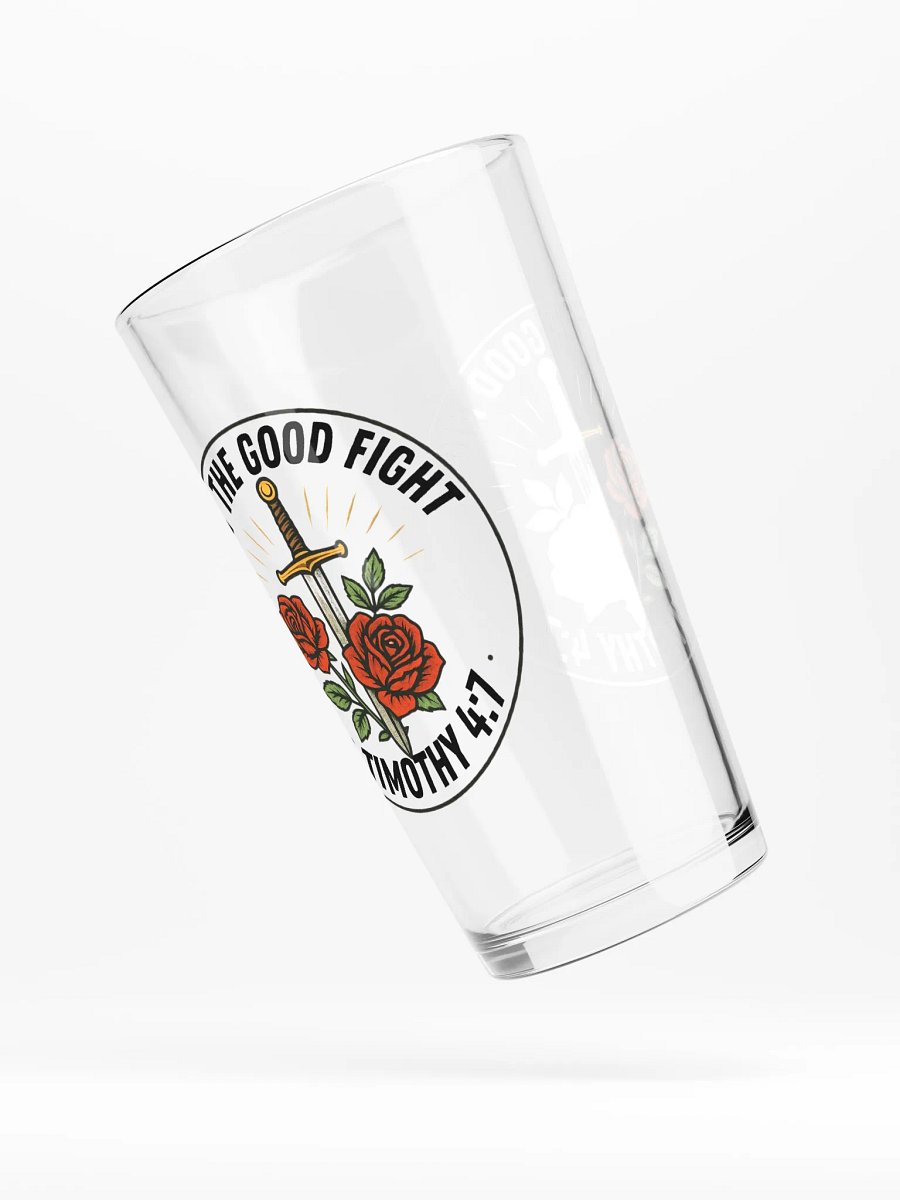 Fight the Good Fight pint glass product image (3)