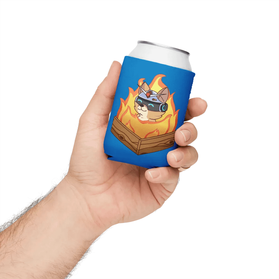 Burning Taku Koozie Can Cooler product image (4)