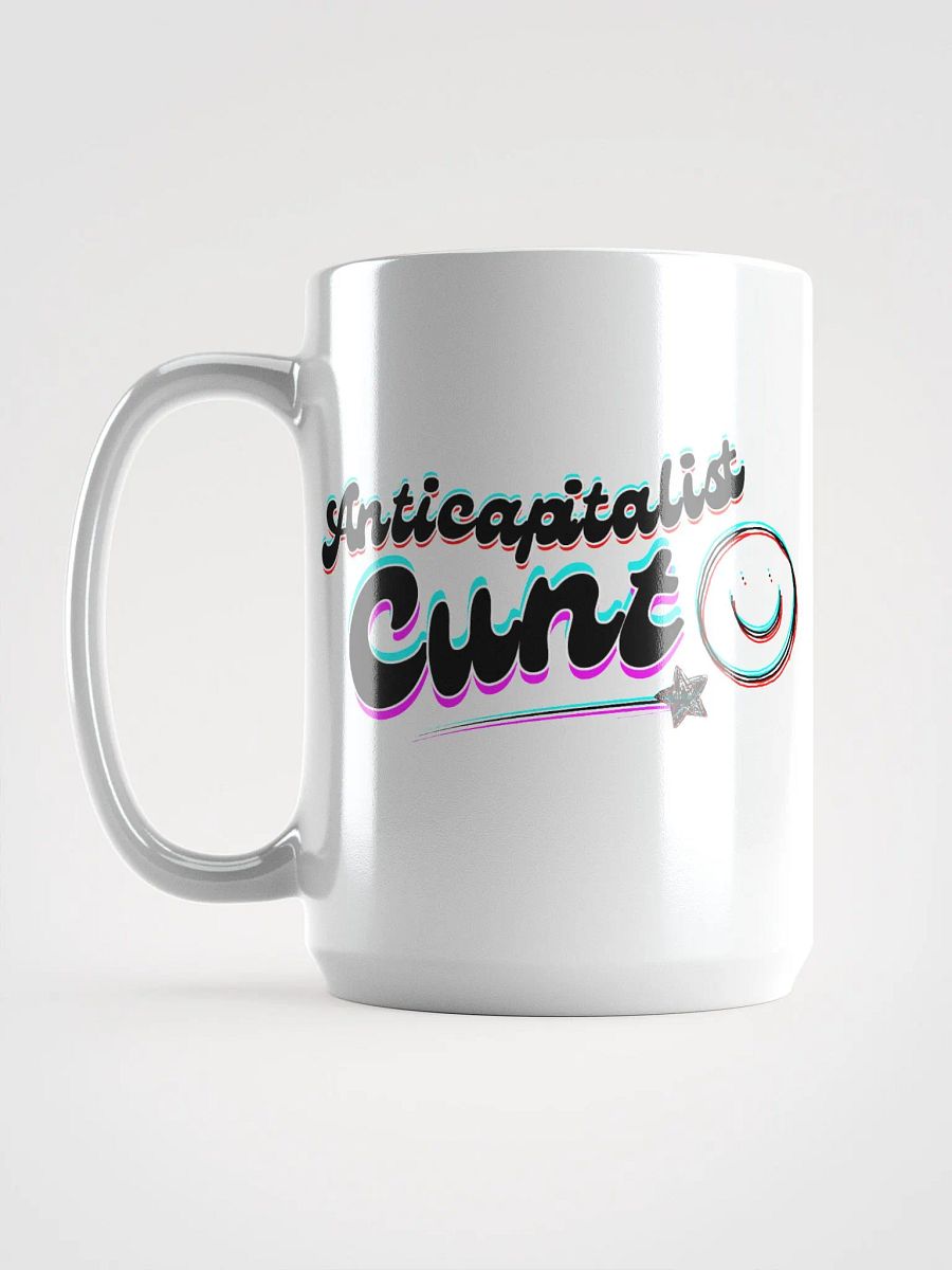 ANTICAPITALIST C*NT white glossy mug product image (4)