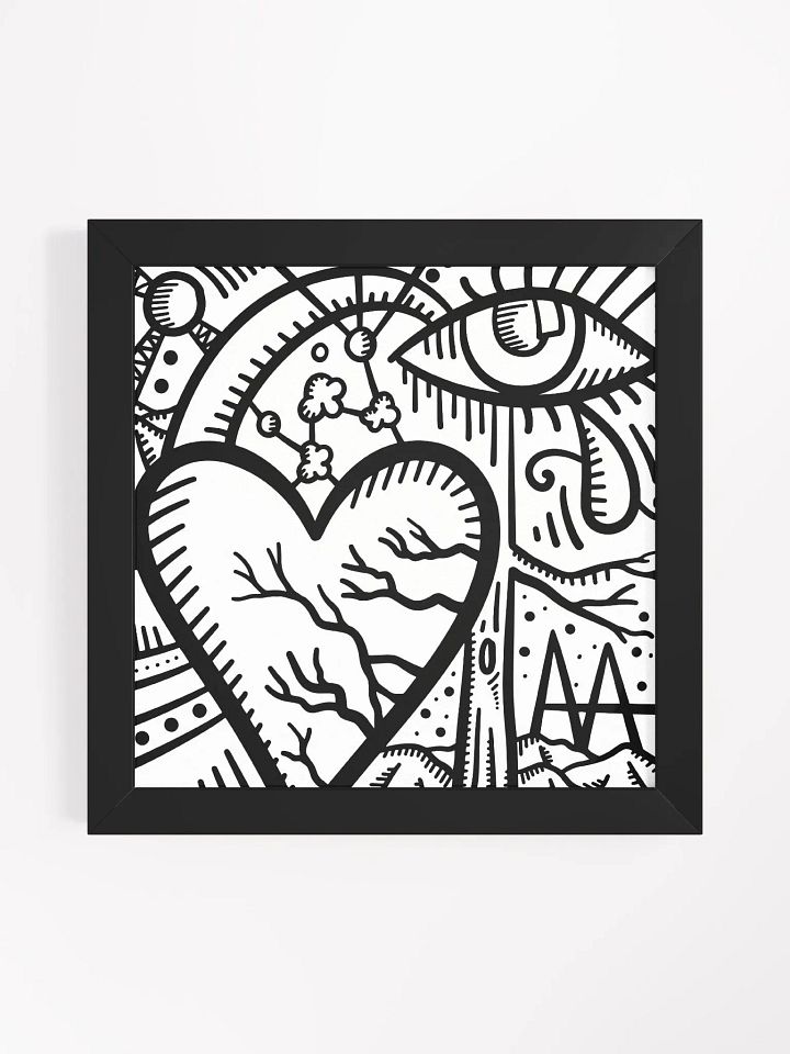Natural Heart (Framed Poster) by Alex Alpert product image (1)