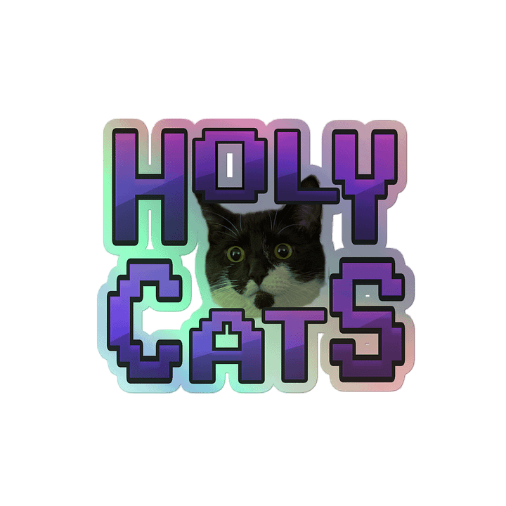Holy Cats! Sticker. product image (2)