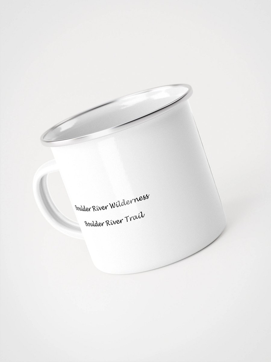 A little shot of sunshine in the wood's Enamel Mug product image (4)