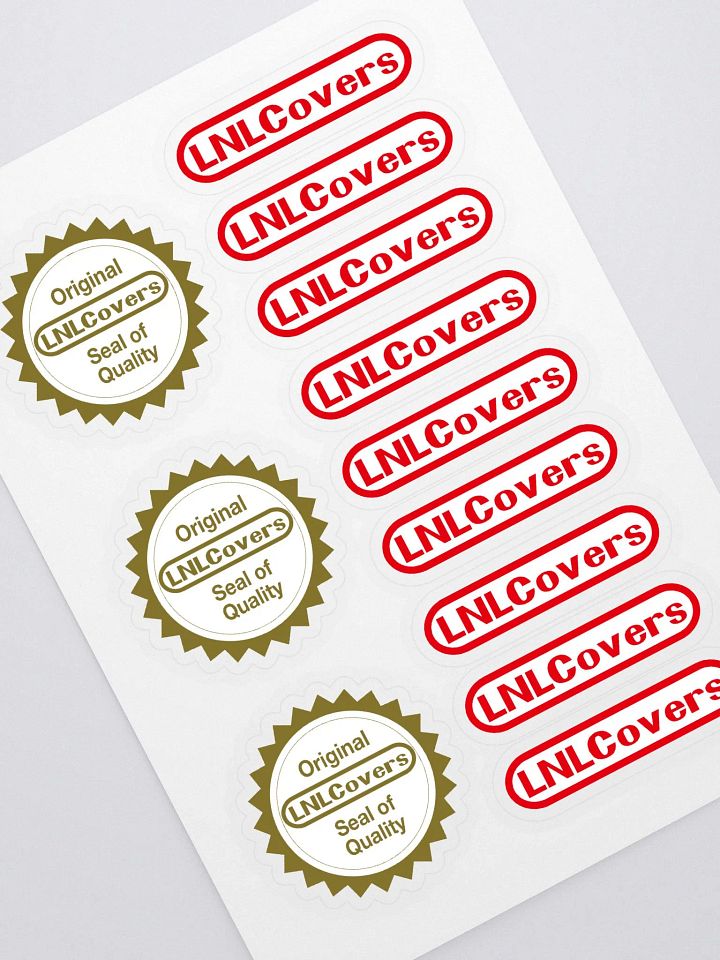 LNLCovers Retro Logos - Kiss Cut Sticker Sheet product image (1)