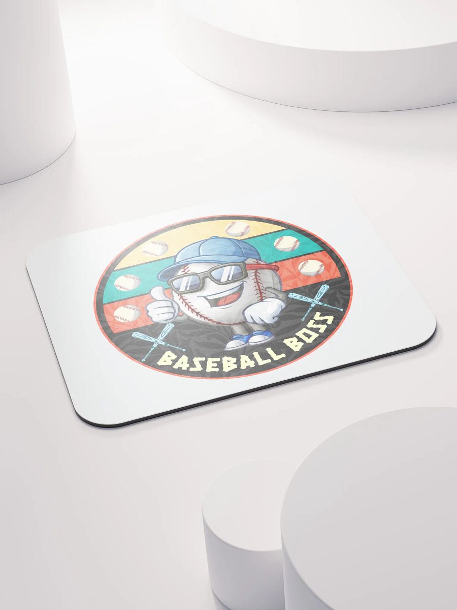 Baseball Boss Thumbs-Up Mouse Pad product image (4)