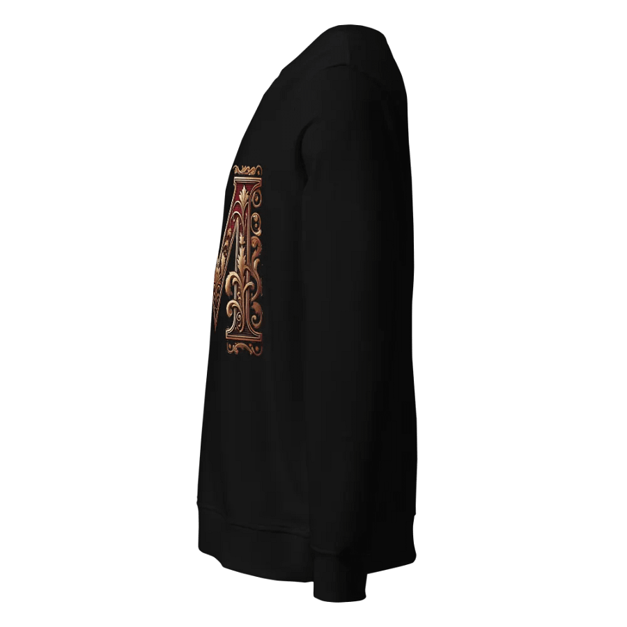Golden Floral Monogram Sweatshirt product image (3)
