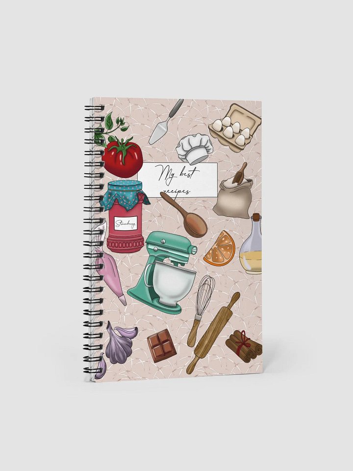 My best recipes - Dotted recipe notebook product image (2)