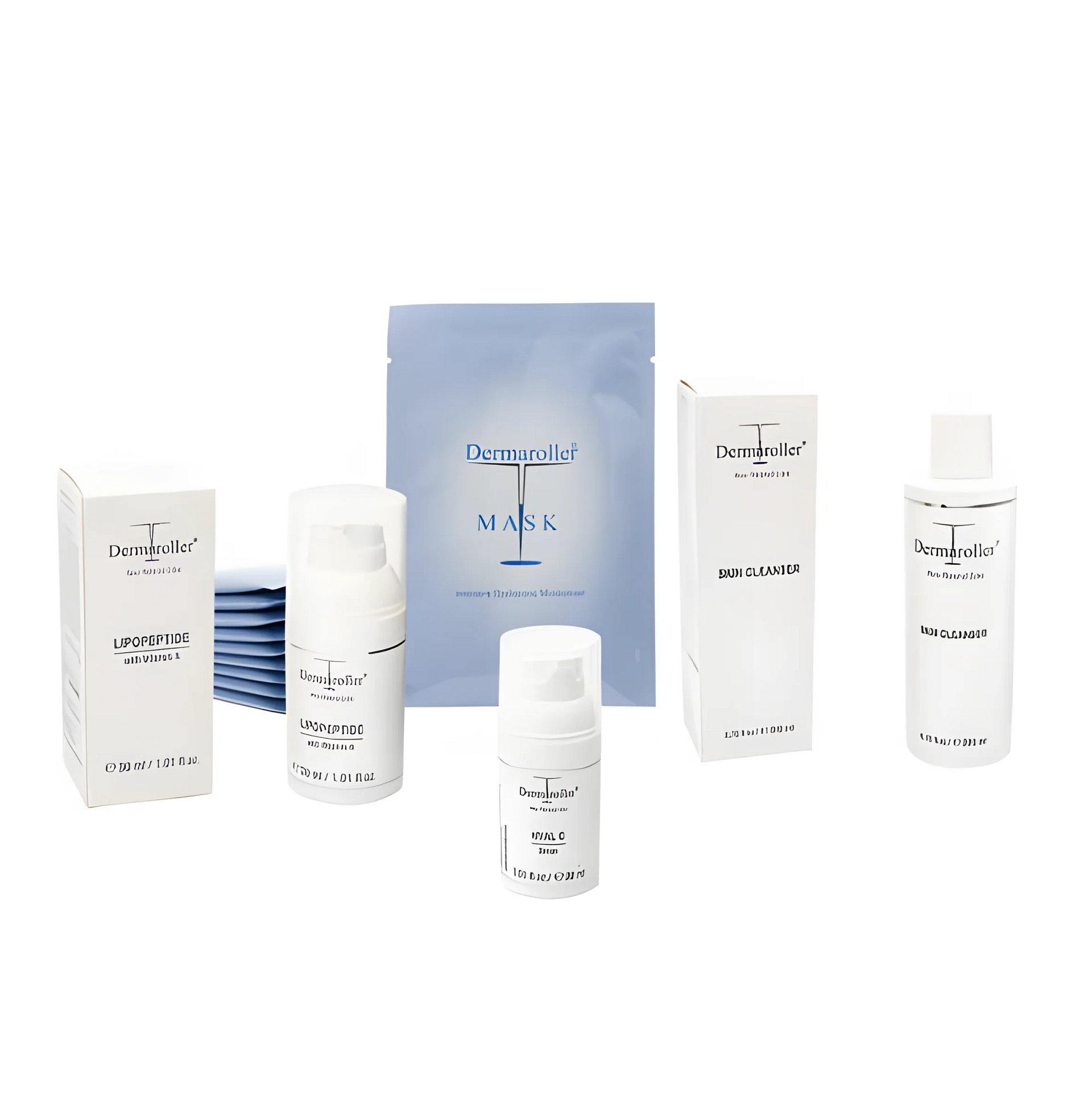 Dermaroller 深層修護系列（卸妝補水洗面奶+高保濕維C精華+維A晚霜+玻尿酸補水保濕面膜） product image (1)
