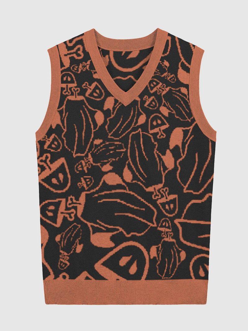 BEHEADED knitted vest