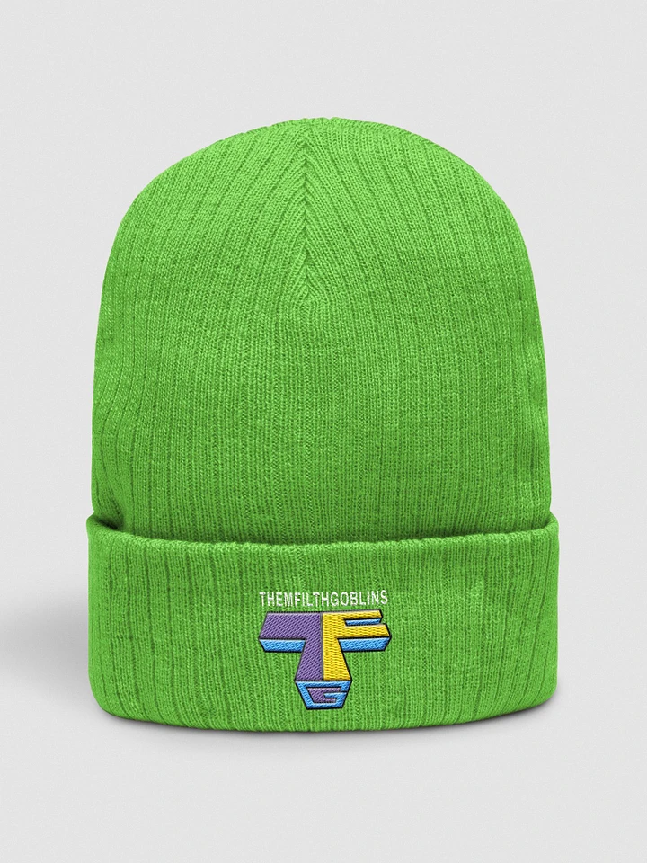 TFG-THEMFILTHGOBLINS Emblem-Knit Beanie product image (2)
