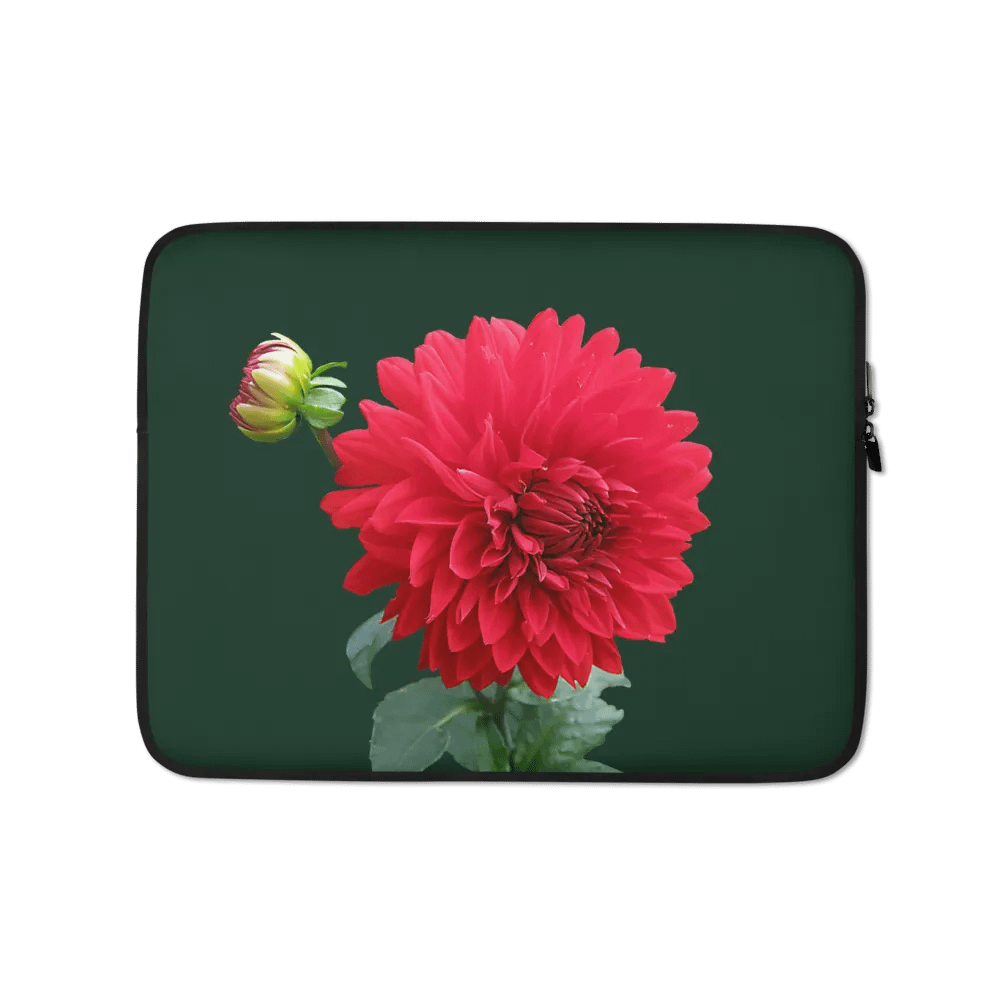 Dahlia Dream 13 & 15 Inch Laptop Sleeve - Elegant & Protective Case for MacBook & Laptops product image (1)