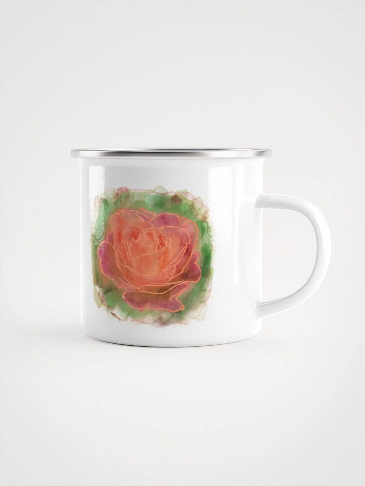 Rose Watercolour (enamel mug.) product image (1)