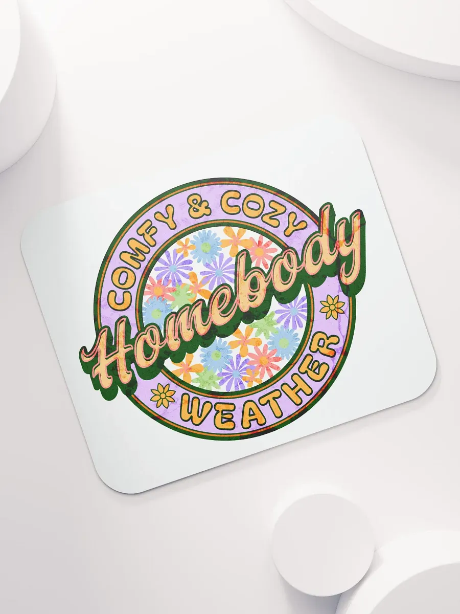 Homebody Comfy Ad Cozy Weather Floral Mouse Pad product image (5)