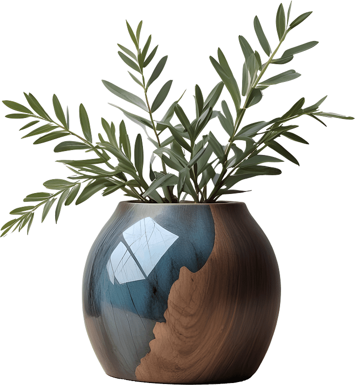 Celestial Grace – Harmony Sphere Vase PNG product image (1)