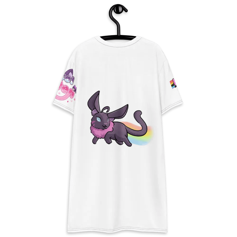 Pixel Kitten Playful All-Over T-Shirt Dress product image (8)