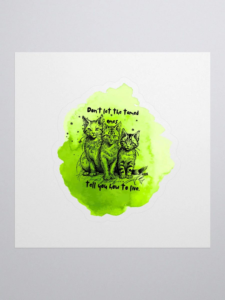 Wild Cats Wisdom Sticker Pack product image (1)