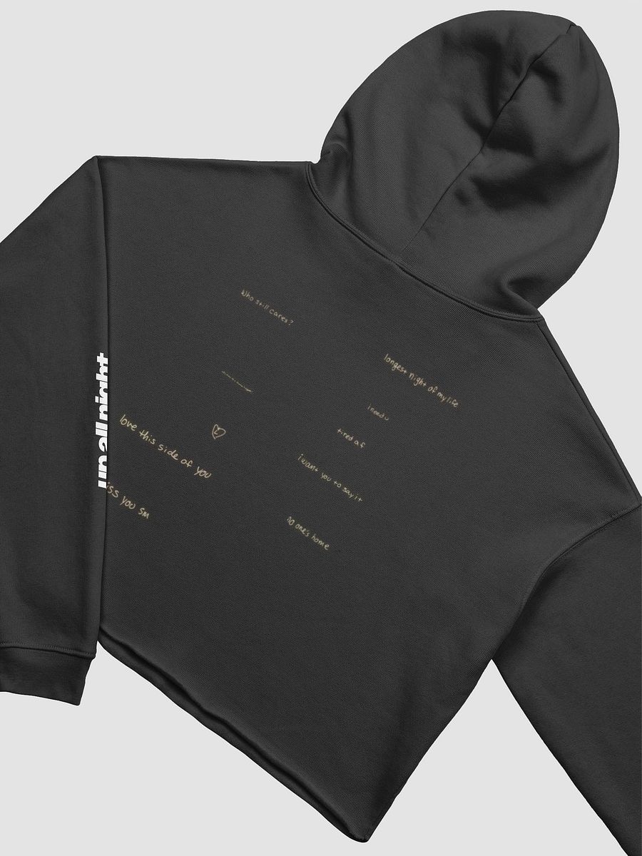 up all night. Women's Crop Hoodie product image (8)