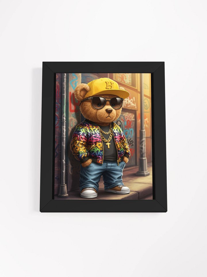 HipHop Teddy Framed Print product image (5)