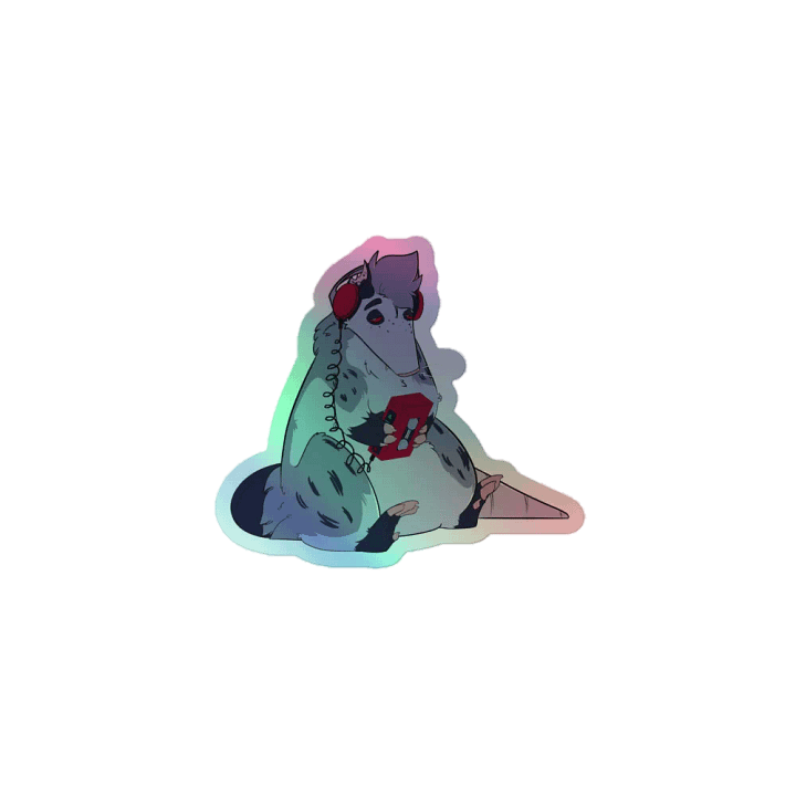 Chill Beats Poss Holo Sticker product image (1)