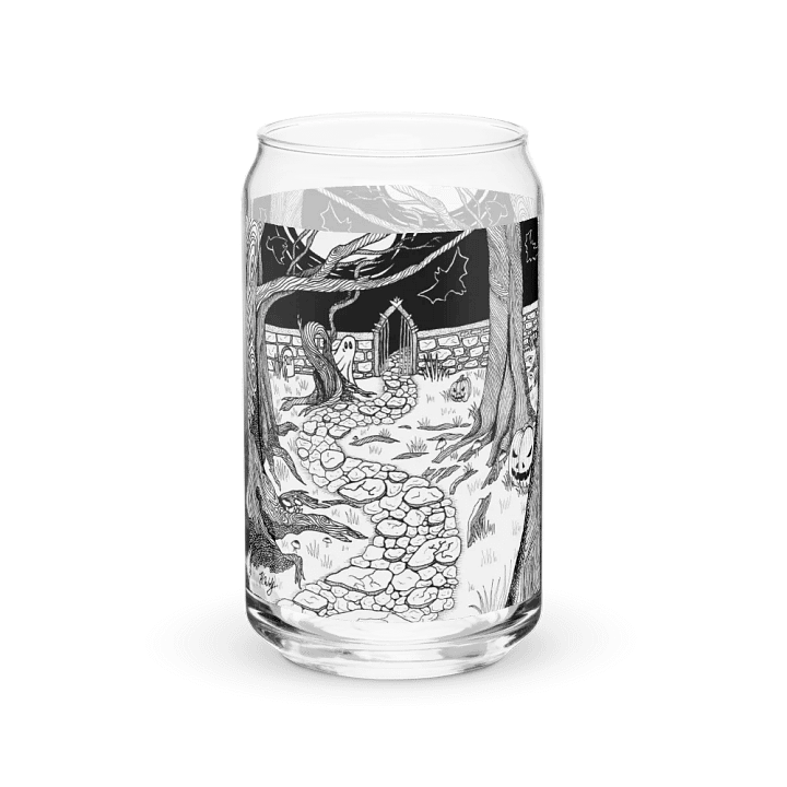 Ghost Gateway can-shaped glass product image (1)