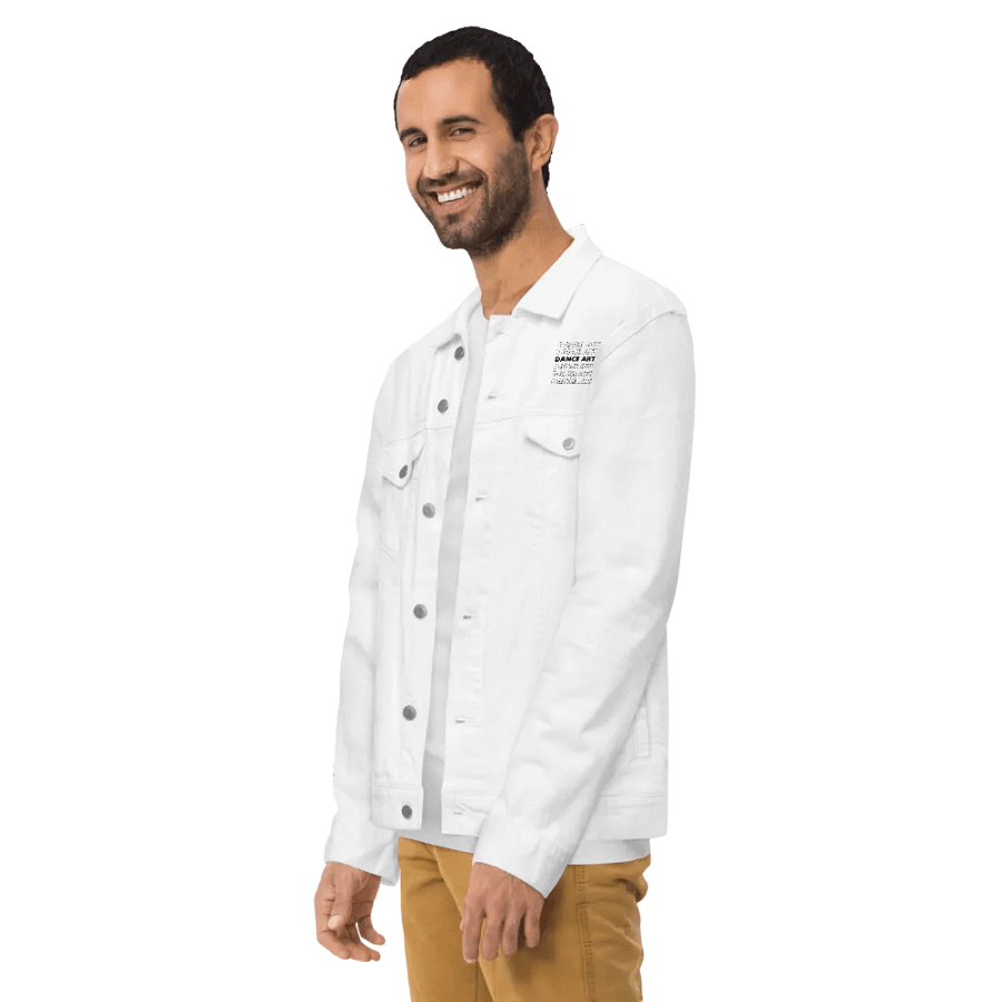 Dance Artist White Jean Jacket product image (7)