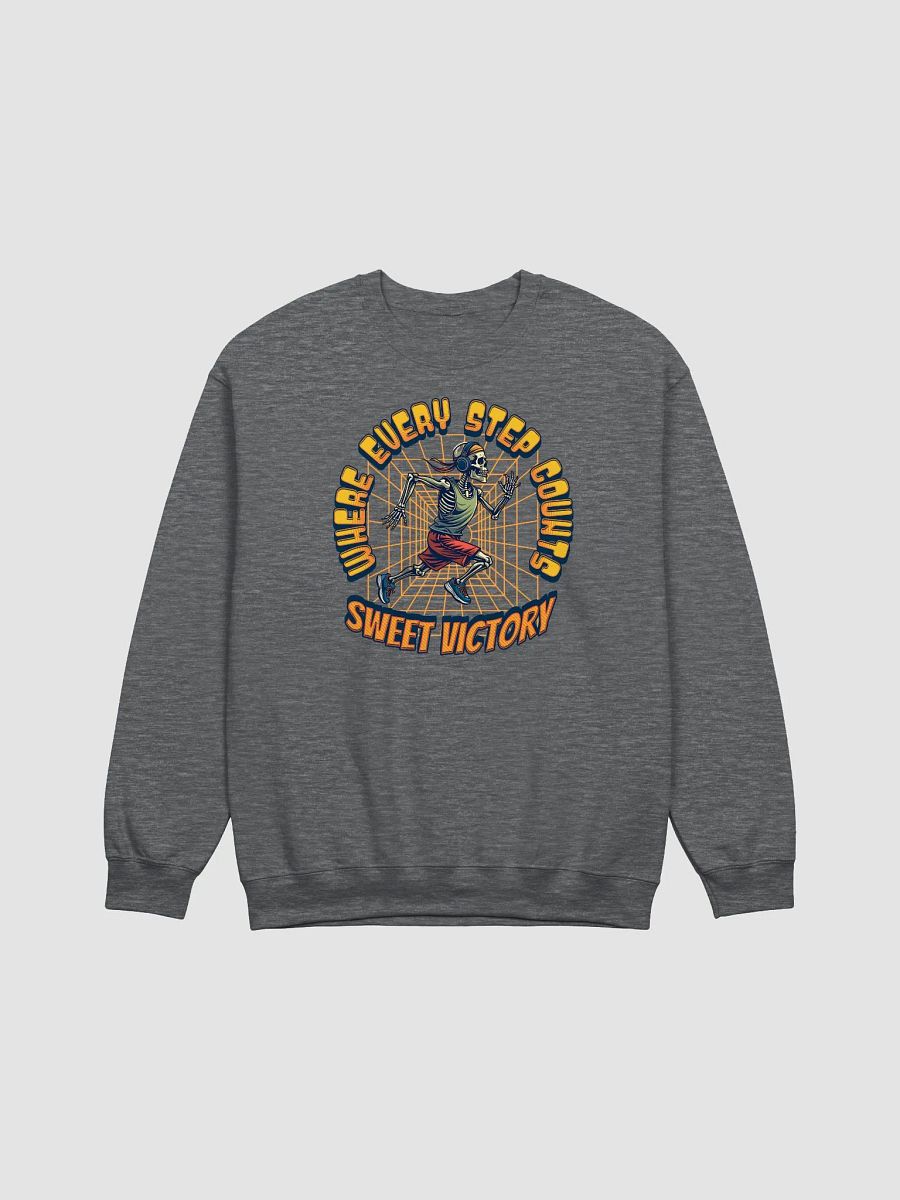Where Every Step Counts Sweet Victory Runner Skeleton Crewneck product image (3)
