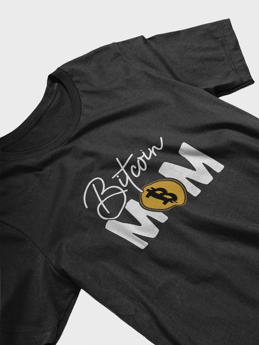 Bitcoin Mom Golden Logo Tee product image (4)