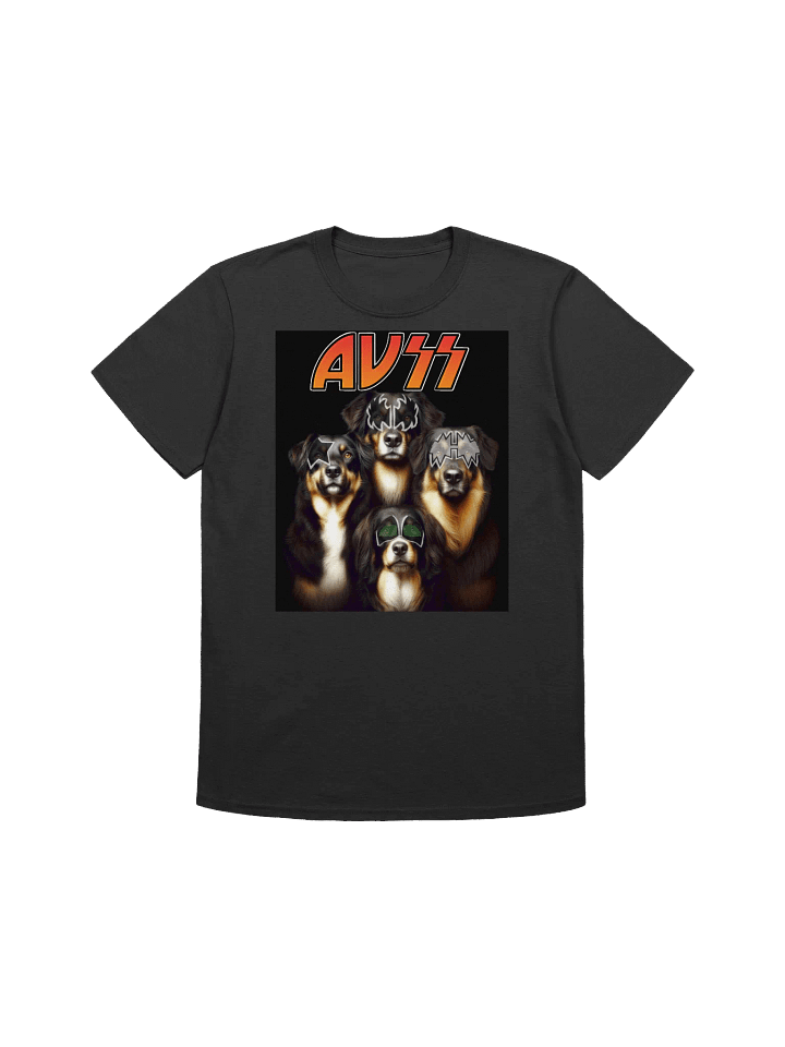 Australian Shepherd AUSS Hard Rock Heavy Metal T-Shirt product image (1)