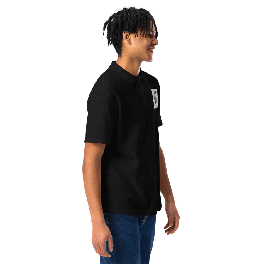 Kid Airplane (Gildan Unisex Pique Polo Shirt) product image (4)