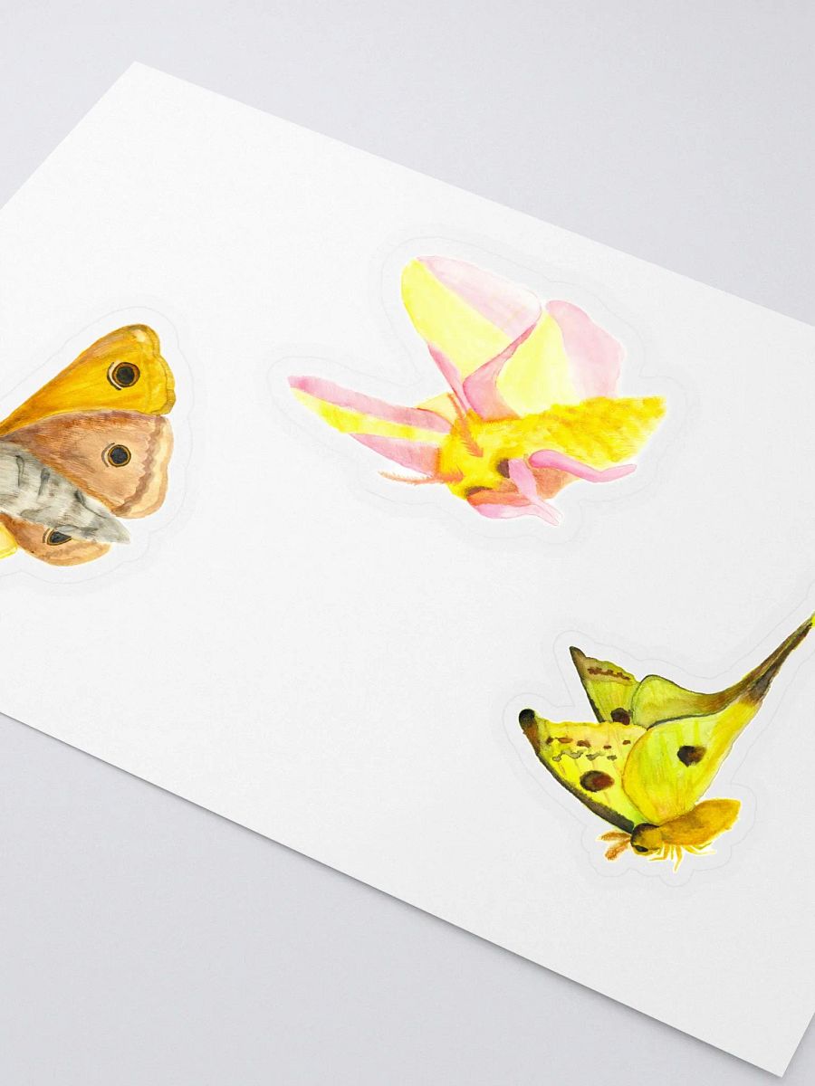 Yellow Moth Sticker Pack product image (2)