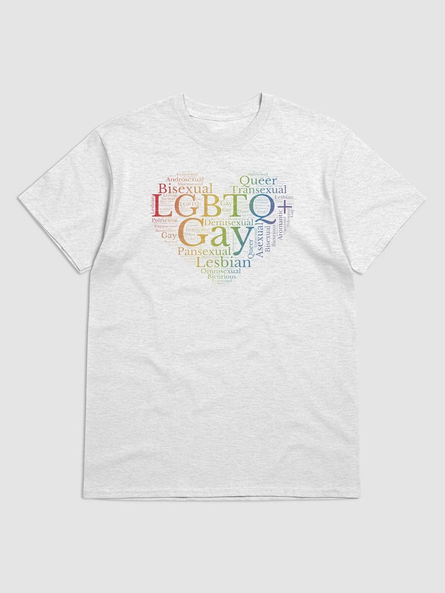 Heart Shape Word Cloud LGBTQ+ product image (3)