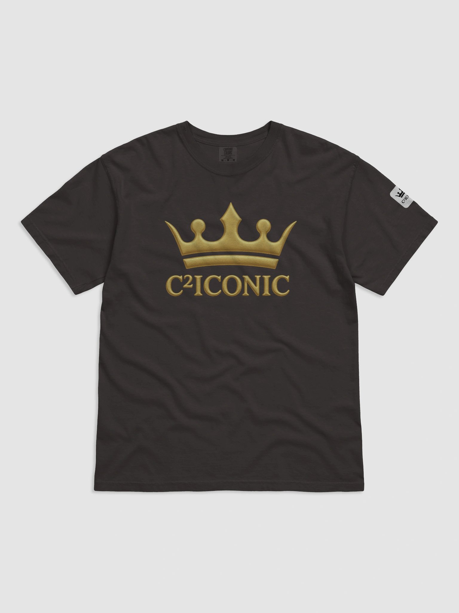 C² ICONIC Graphic T-Shirt with Gold Metallic Logo product image (7)