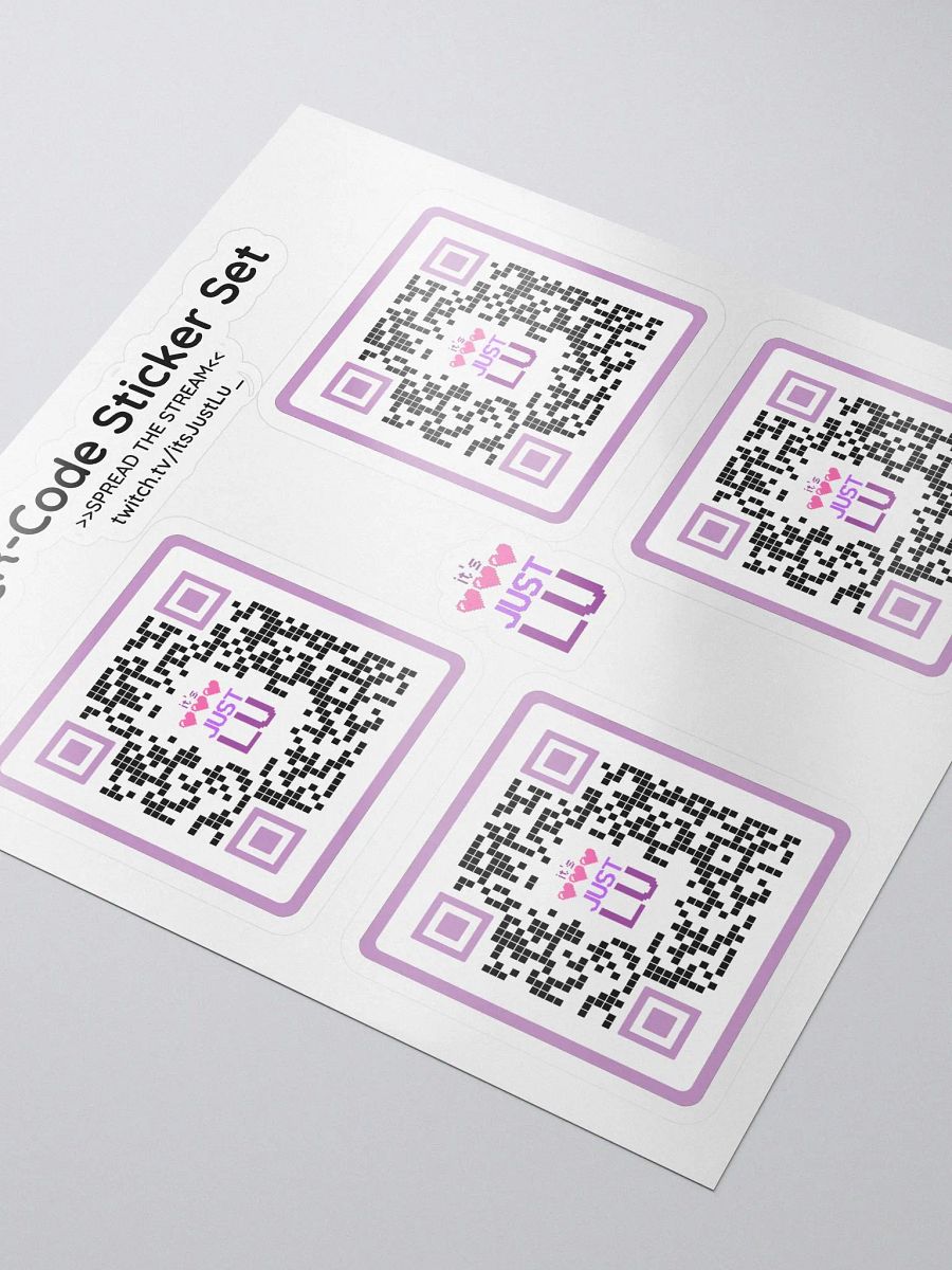QR-Code Sticker Set BIG product image (3)