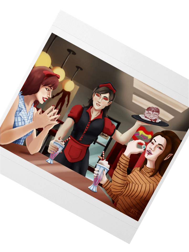 Fresh Flesh Cafe Sticker product image (4)