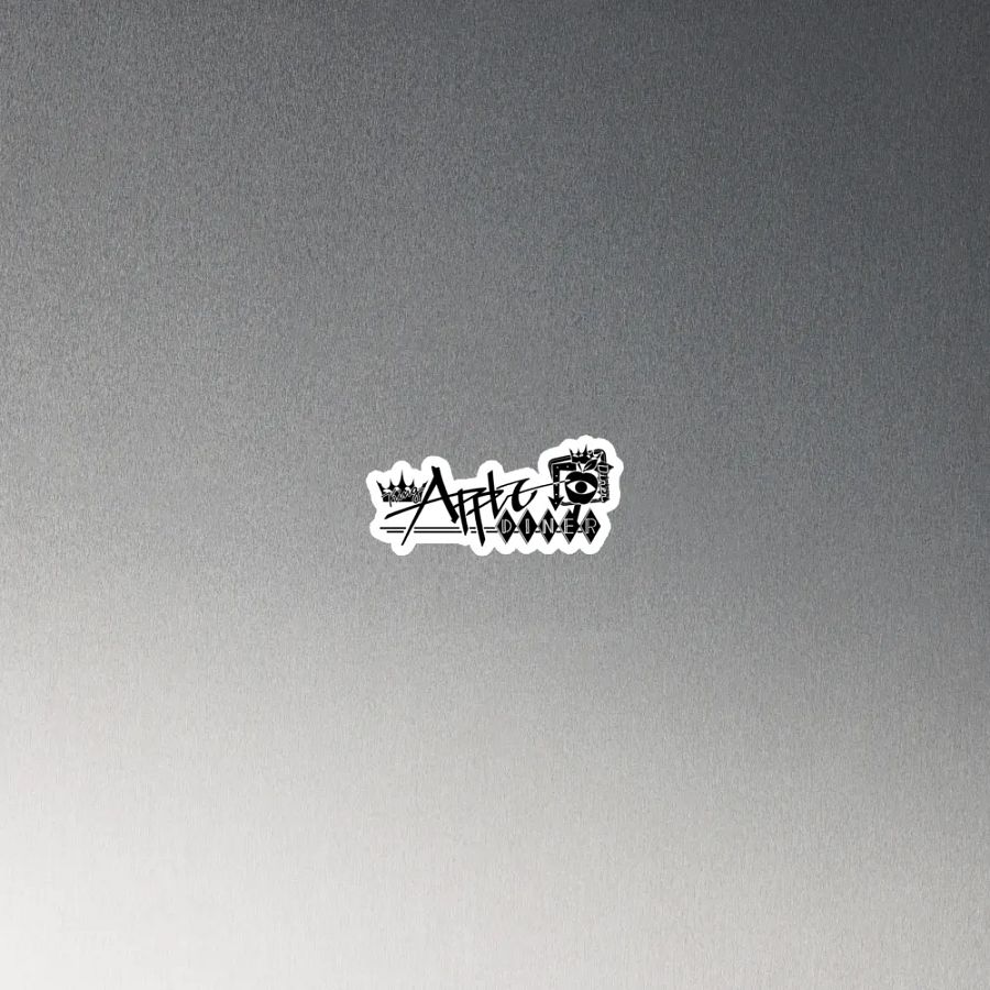 King Apple Diner (Black) ✦ Die-Cut Magnets product image (4)