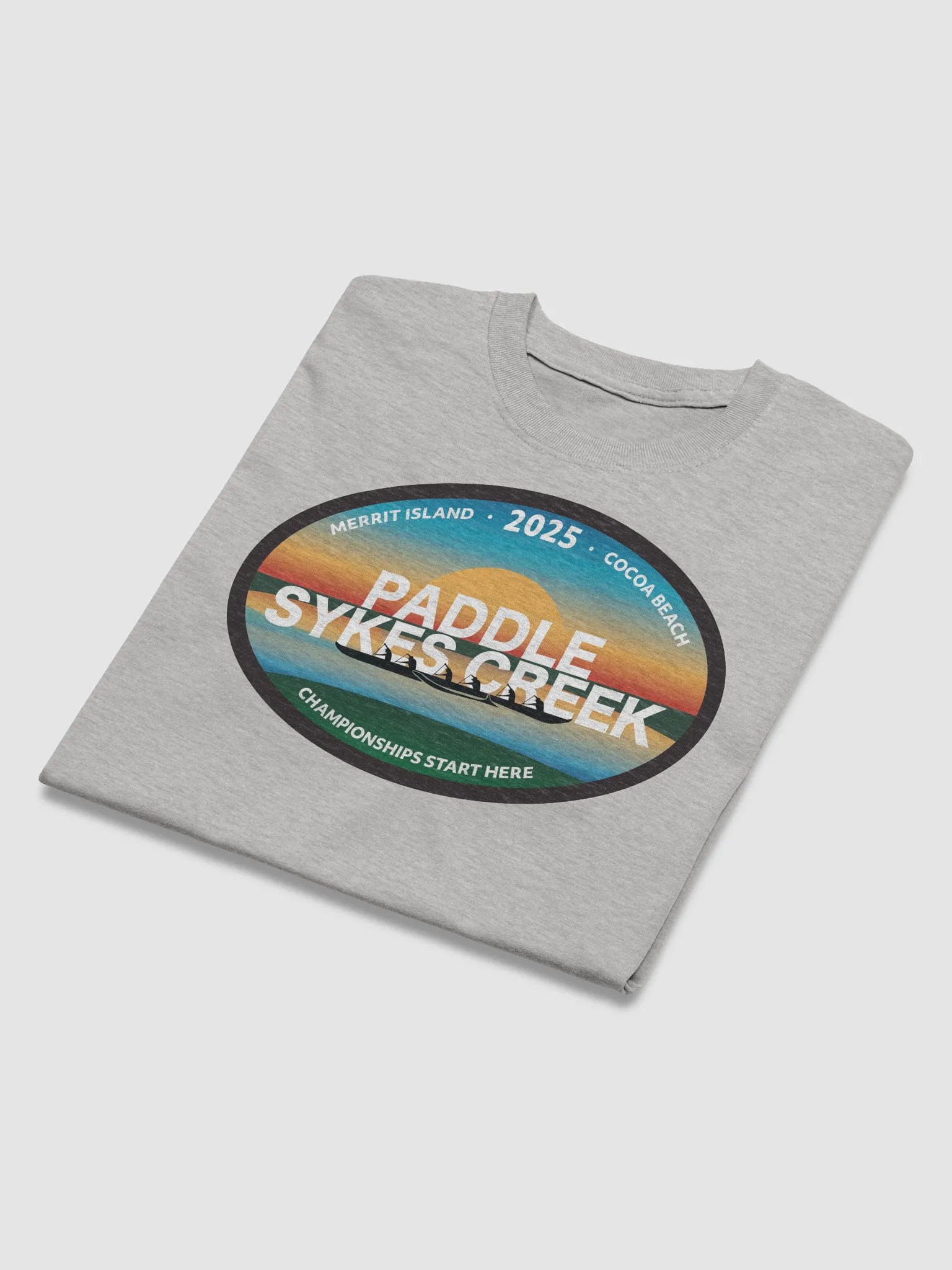 Outrigger 2025 - Paddle Sykes Creek - Grey T-Shirt product image (3)