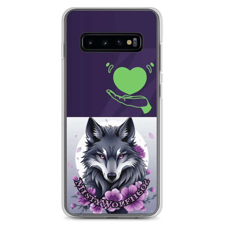 Misty Wolf Clear Samsung® Case product image (2)