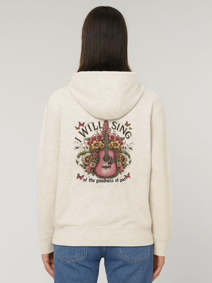 Vibrant Worship Guitar Unisex Hoodie product image (1)