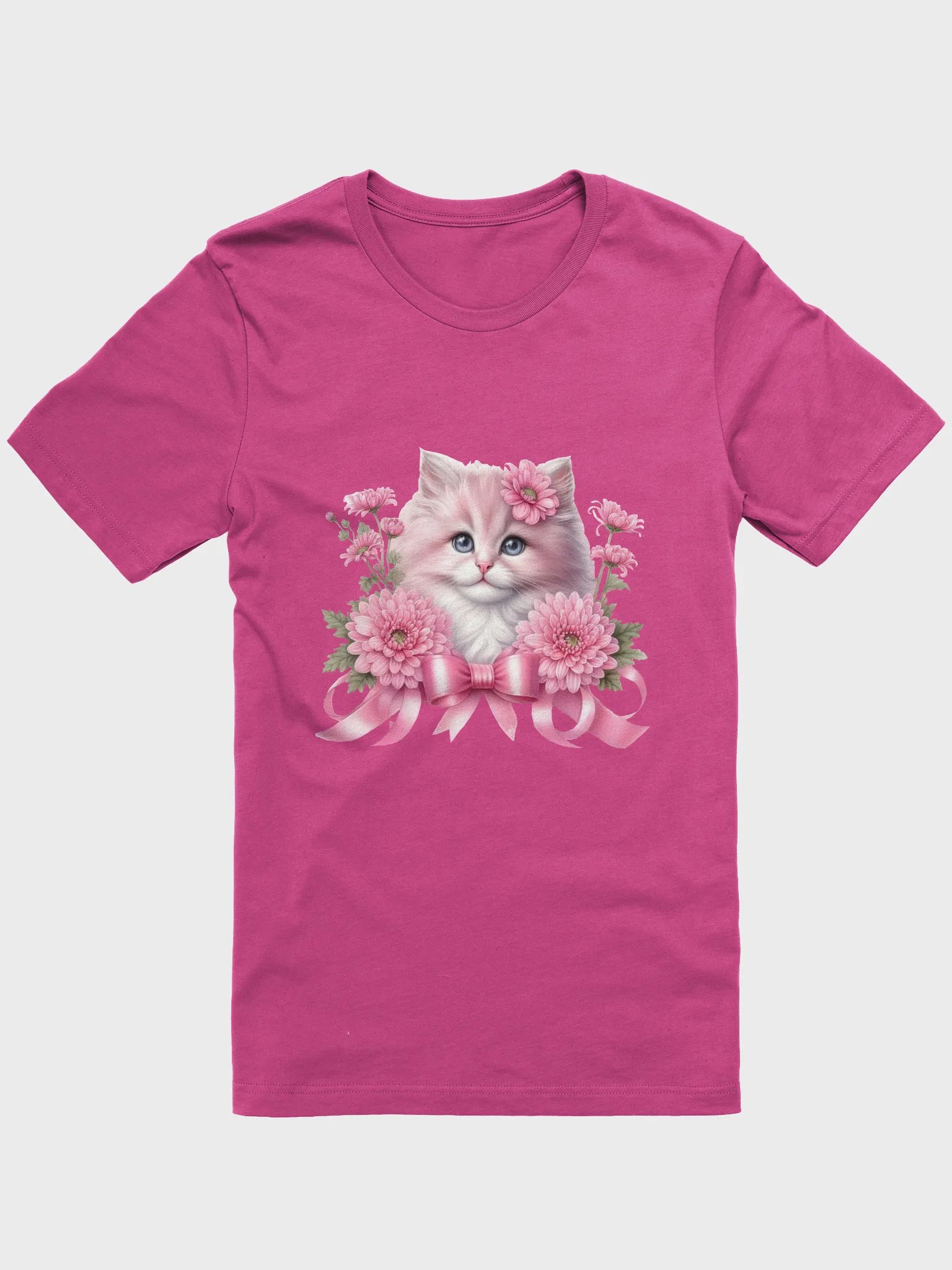 Pink Cat T-shirt product image (7)