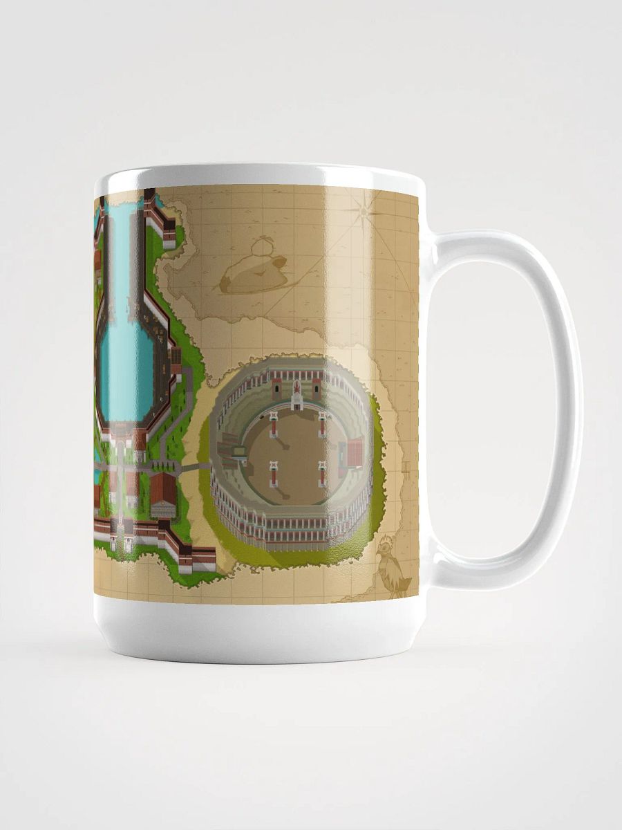 Varlamore Fantasy Map White Glossy Mug product image (1)